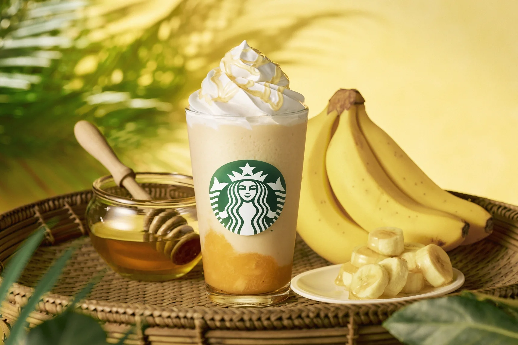 2026年6月1日発売】スタバ新作メニューはハニー バナナ フラペチーノ